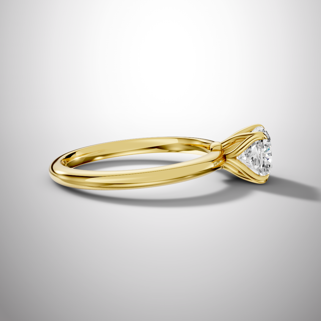 925 Silver Cushion Cut Moissanite Ring | 1 Ct Diamond-Look Solitaire Engagement Ring for Women