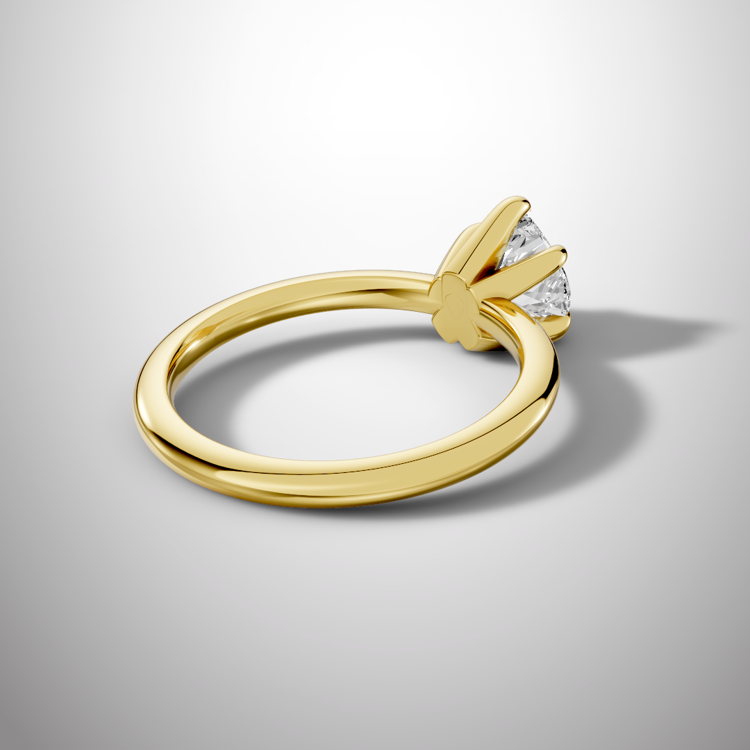 925 Silver Heart Shape Moissanite Ring | 1 Ct Diamond-Look Solitaire Engagement Ring for Women