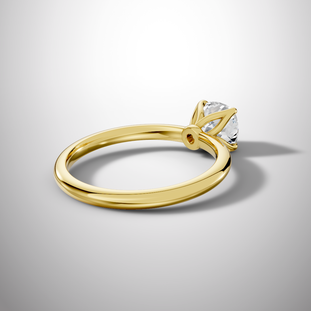 925 Silver Cushion Cut Moissanite Ring | 1 Ct Diamond-Look Solitaire Engagement Ring for Women