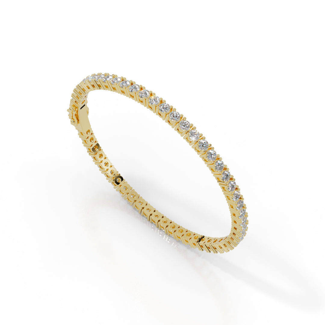 Classic White Gold Tennis Bracelet