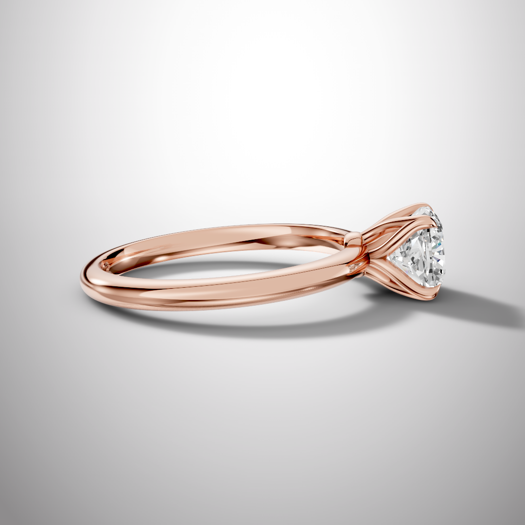 925 Silver Cushion Cut Moissanite Ring | 1 Ct Diamond-Look Solitaire Engagement Ring for Women