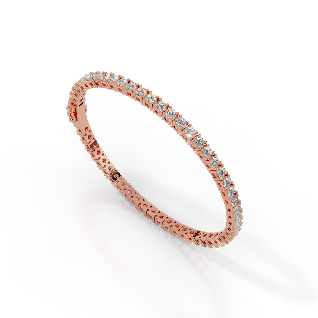 Classic White Gold Tennis Bracelet