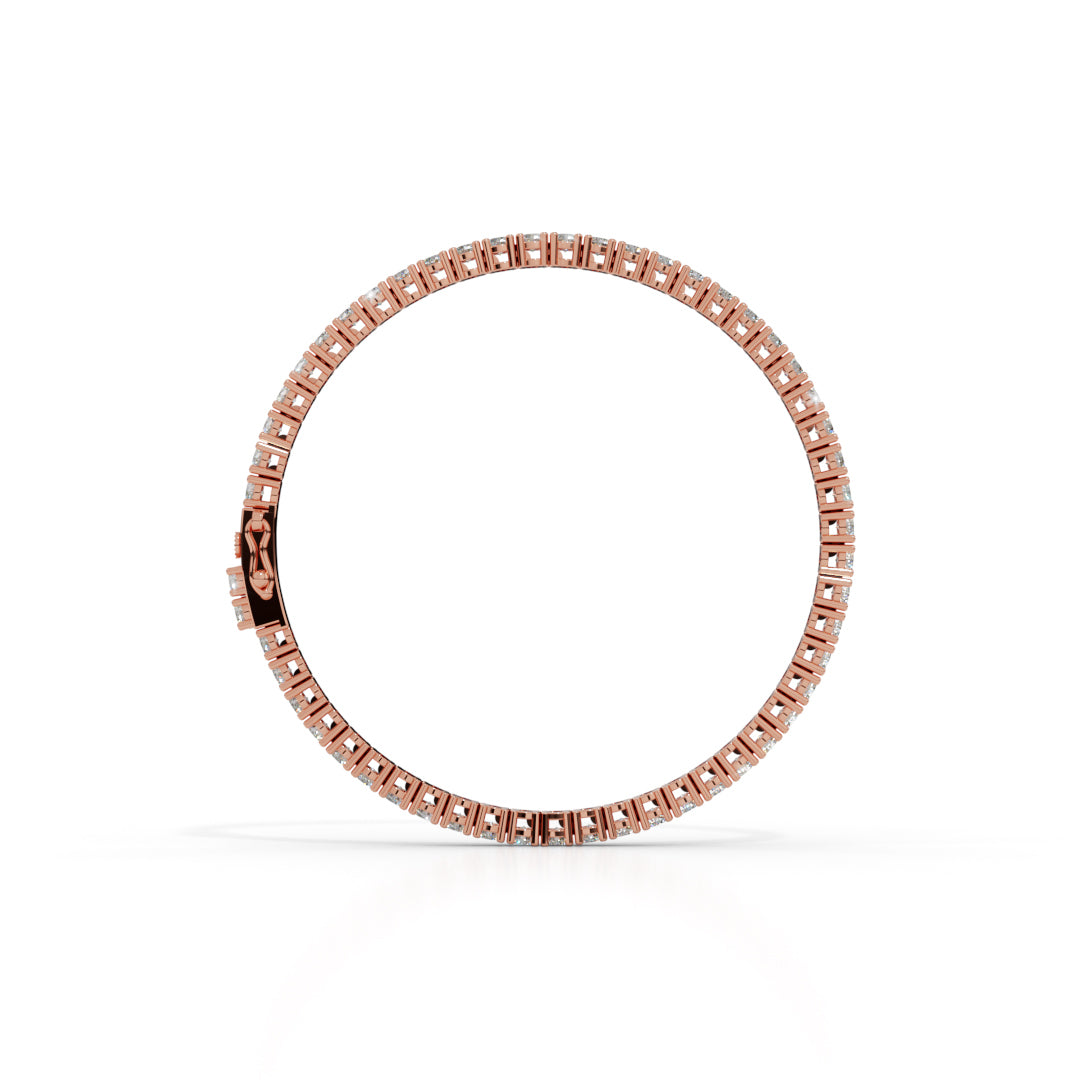 Classic White Gold Tennis Bracelet