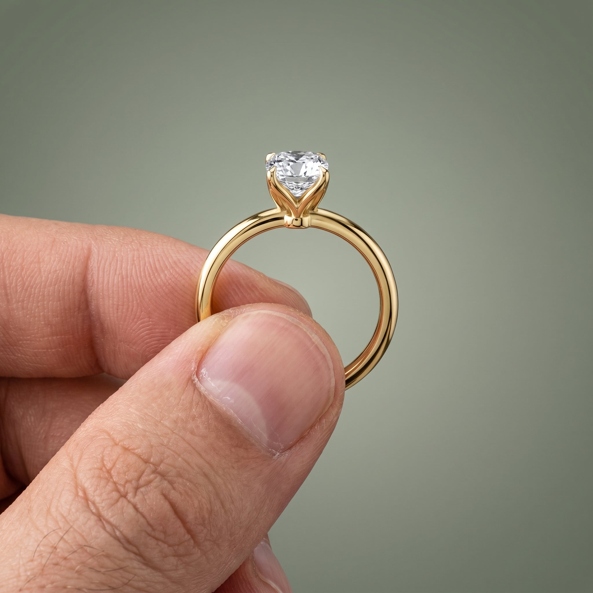 925 Silver Cushion Cut Moissanite Ring | 1 Ct Diamond-Look Solitaire Engagement Ring for Women