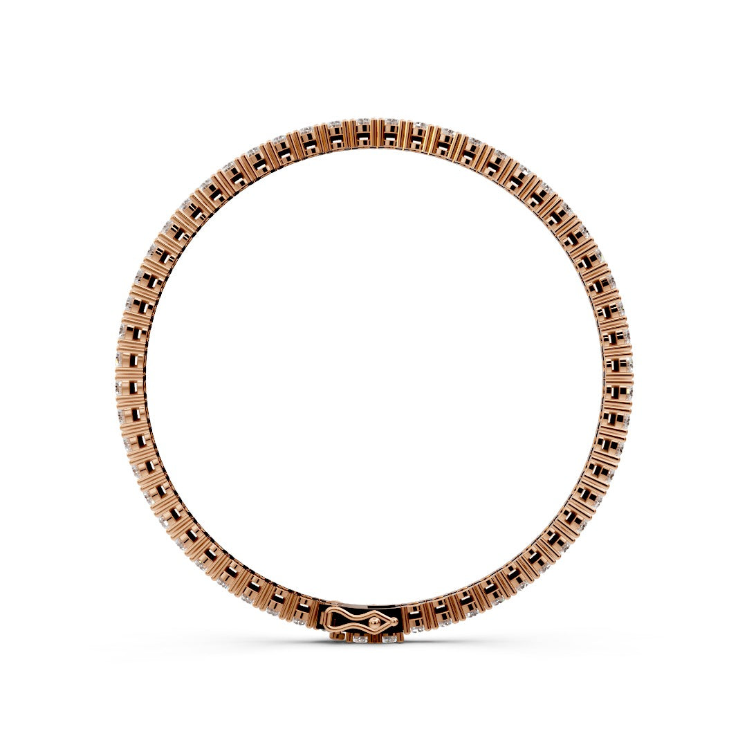 The Eternal Sparkle: Moissanite Tennis Bracelet in Sterling Silver